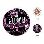 Punk Princess Playing Cards Single Design (Round)