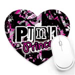 Punk Princess Heart Mousepad