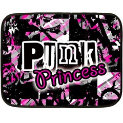 Punk Princess Double Sided Fleece Blanket (Mini) from ArtsNow.com 35 x27  Blanket Back