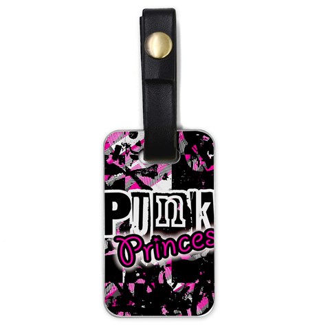 Punk Princess Luggage Tag (one side) from ArtsNow.com Front