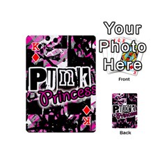King Punk Princess Playing Cards 54 Designs (Mini) from ArtsNow.com Front - DiamondK