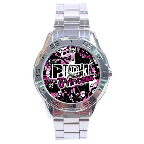 Punk Princess Stainless Steel Analogue Watch from ArtsNow.com Front