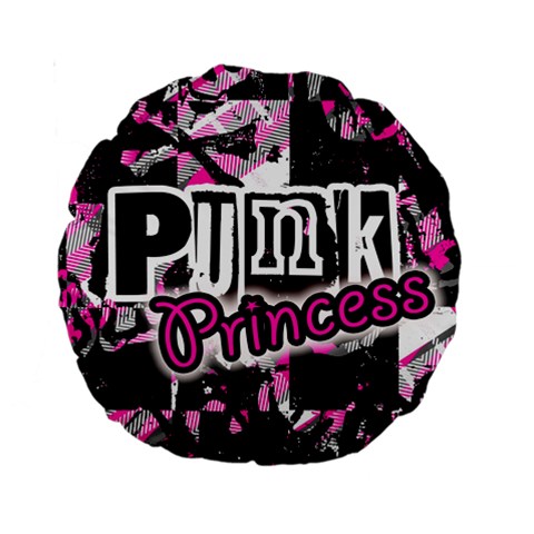 Punk Princess Standard 15  Premium Round Cushion  from ArtsNow.com Front
