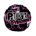 Punk Princess Standard 15  Premium Round Cushion 