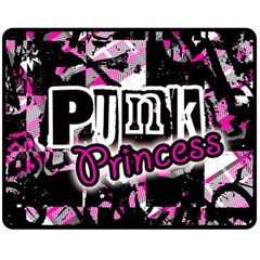 Punk Princess Double Sided Fleece Blanket (Medium) from ArtsNow.com 58.8 x47.4  Blanket Back