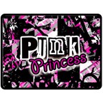 Punk Princess Double Sided Fleece Blanket (Large)