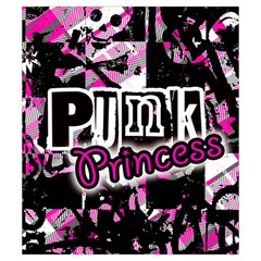 Punk Princess Drawstring Pouch (Small) from ArtsNow.com Back