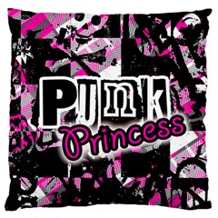Punk Princess Large Flano Cushion Case (Two Sides) from ArtsNow.com Back