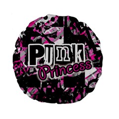 Punk Princess Standard 15  Premium Flano Round Cushion  from ArtsNow.com Front