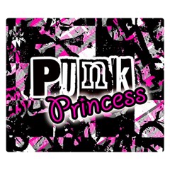 Punk Princess Double Sided Flano Blanket (Small) from ArtsNow.com 50 x40  Blanket Front