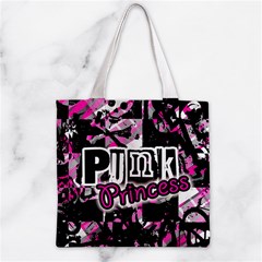 Punk Princess Zipper Grocery Tote Bag from ArtsNow.com Front