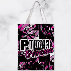 Punk Princess Zipper Classic Tote Bag from ArtsNow.com Front