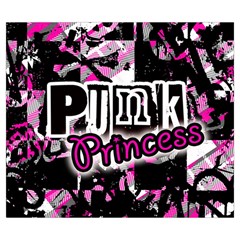 Punk Princess Zipper Large Tote Bag from ArtsNow.com Front