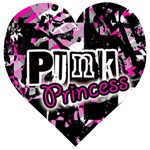 Punk Princess Wooden Puzzle Heart