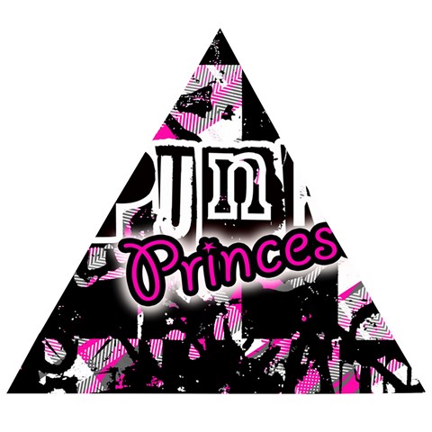 Punk Princess Wooden Puzzle Triangle from ArtsNow.com Front