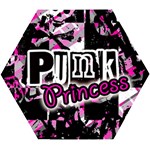 Punk Princess Wooden Puzzle Hexagon