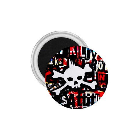 Punk Skull 1.75  Magnet from ArtsNow.com Front