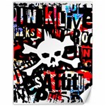 Punk Skull Canvas 12  x 16 