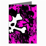 Punk Skull Princess Greeting Card