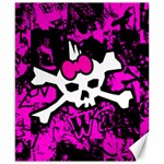 Punk Skull Princess Canvas 8  x 10 