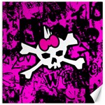 Punk Skull Princess Canvas 12  x 12 