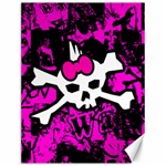 Punk Skull Princess Canvas 12  x 16 