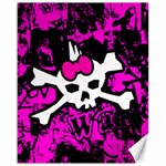 Punk Skull Princess Canvas 16  x 20 