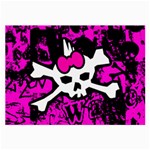 Punk Skull Princess Large Glasses Cloth (2 Sides)