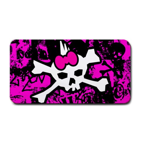 Punk Skull Princess Medium Bar Mat from ArtsNow.com 16 x8.5  Bar Mat
