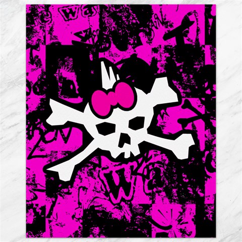Punk Skull Princess Canvas 11  x 14  from ArtsNow.com 10.95 x13.48  Canvas - 1