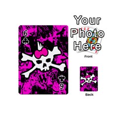 Punk Skull Princess Playing Cards 54 Designs (Mini) from ArtsNow.com Front - Club6