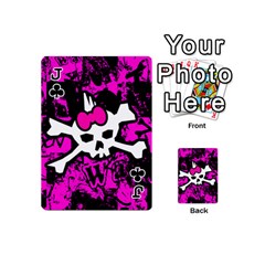 Jack Punk Skull Princess Playing Cards 54 Designs (Mini) from ArtsNow.com Front - ClubJ