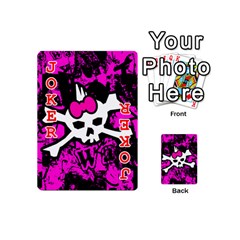 Punk Skull Princess Playing Cards 54 Designs (Mini) from ArtsNow.com Front - Joker2