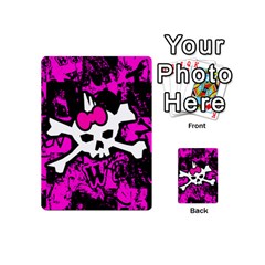 Punk Skull Princess Playing Cards 54 Designs (Mini) from ArtsNow.com Back