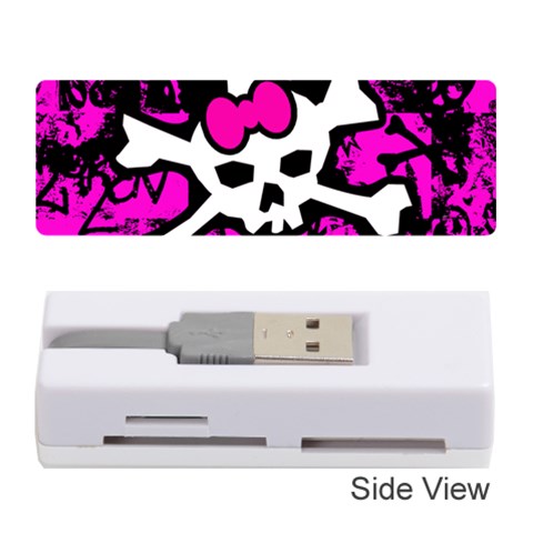 Punk Skull Princess Memory Card Reader (Stick) from ArtsNow.com Front