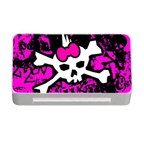 Punk Skull Princess Memory Card Reader with CF from ArtsNow.com Front