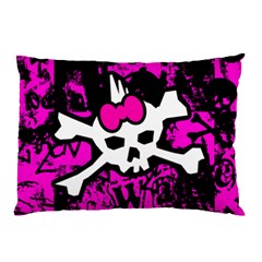 Punk Skull Princess Pillow Case (Two Sides) from ArtsNow.com Front