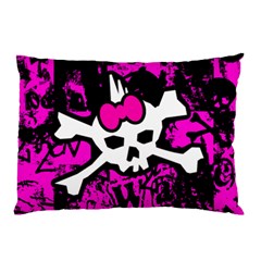 Punk Skull Princess Pillow Case (Two Sides) from ArtsNow.com Back