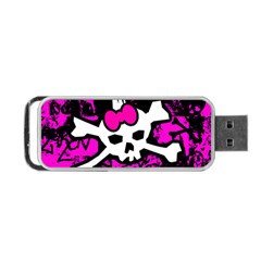 Punk Skull Princess Portable USB Flash (Two Sides) from ArtsNow.com Front