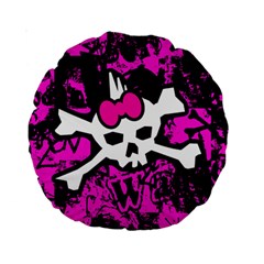 Punk Skull Princess Standard 15  Premium Round Cushion  from ArtsNow.com Front