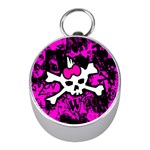 Punk Skull Princess Silver Compass (Mini)