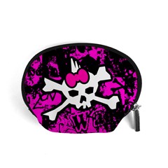 Punk Skull Princess Accessory Pouch (Small) from ArtsNow.com Front