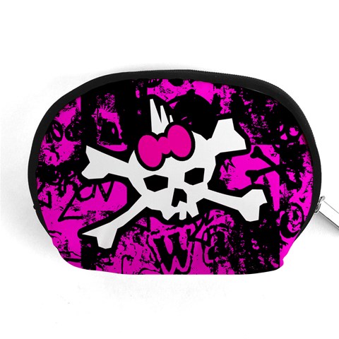 Punk Skull Princess Accessory Pouch (Medium) from ArtsNow.com Front