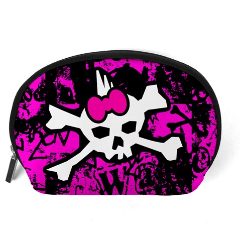 Punk Skull Princess Accessory Pouch (Large) from ArtsNow.com Back