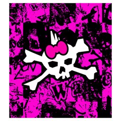 Punk Skull Princess Drawstring Pouch (Medium) from ArtsNow.com Front