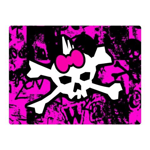 Punk Skull Princess Double Sided Flano Blanket (Mini) from ArtsNow.com 35 x27  Blanket Front