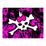 Punk Skull Princess Double Sided Flano Blanket (Mini)