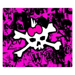 Punk Skull Princess Double Sided Flano Blanket (Small) from ArtsNow.com 50 x40  Blanket Back