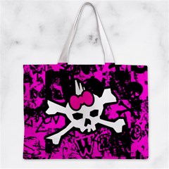 Punk Skull Princess Zipper Mini Tote Bag from ArtsNow.com Front