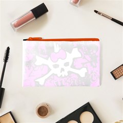 Punk Skull Princess Cosmetic Bag (XS) from ArtsNow.com Front